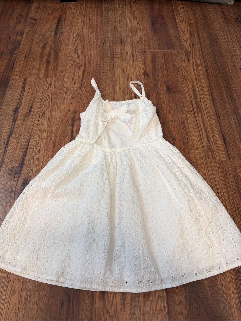 Target White Eyelet Sundress with Adjustable Straps - Picture 2 of 3